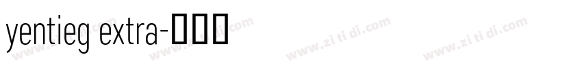 yentieg extra字体转换